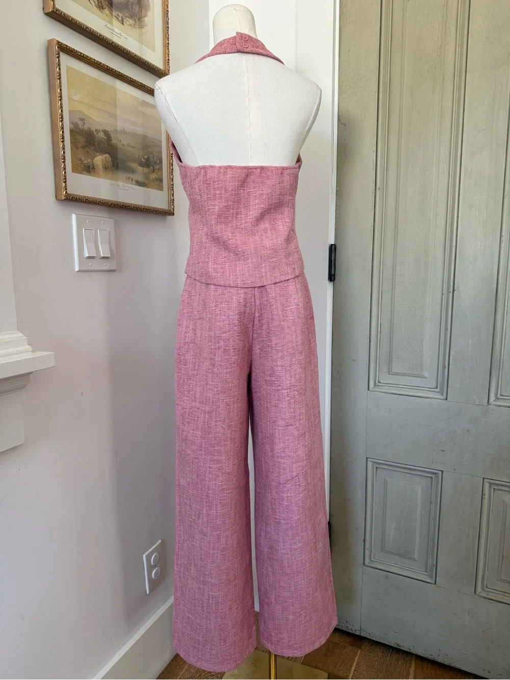 NWT Commense Woven Set in Pink